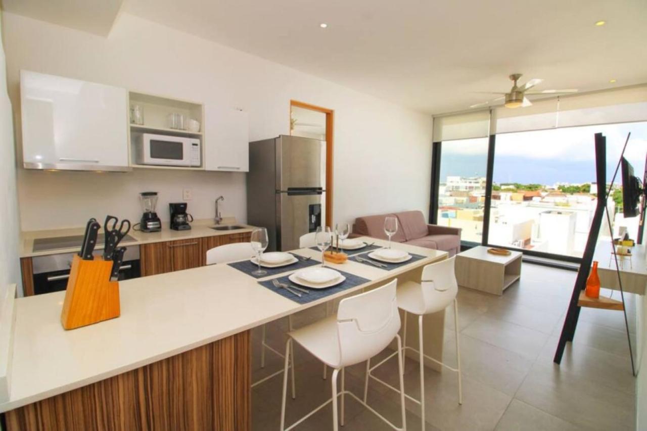 Apartamento Downtown Exclusive 2br Ph With Priv Pool Gym Cinema Playa del Carmen